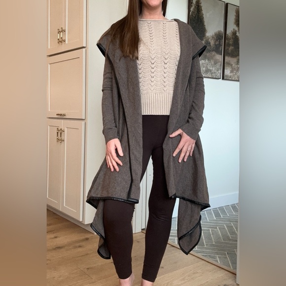 Grace Sweaters - Wool/Cashmere Shawl, Open Front, by Grace